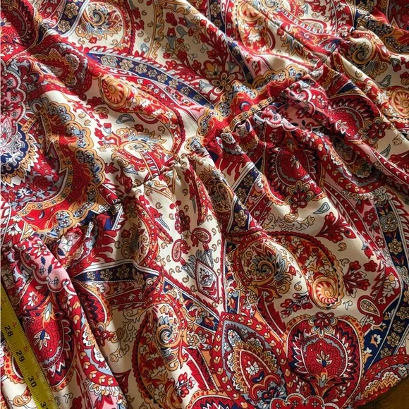 Women’s Plus Boho Floral Paisley Skirt - Picture 3 of 7